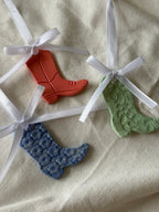 Bow Cowboy Boot Ornament