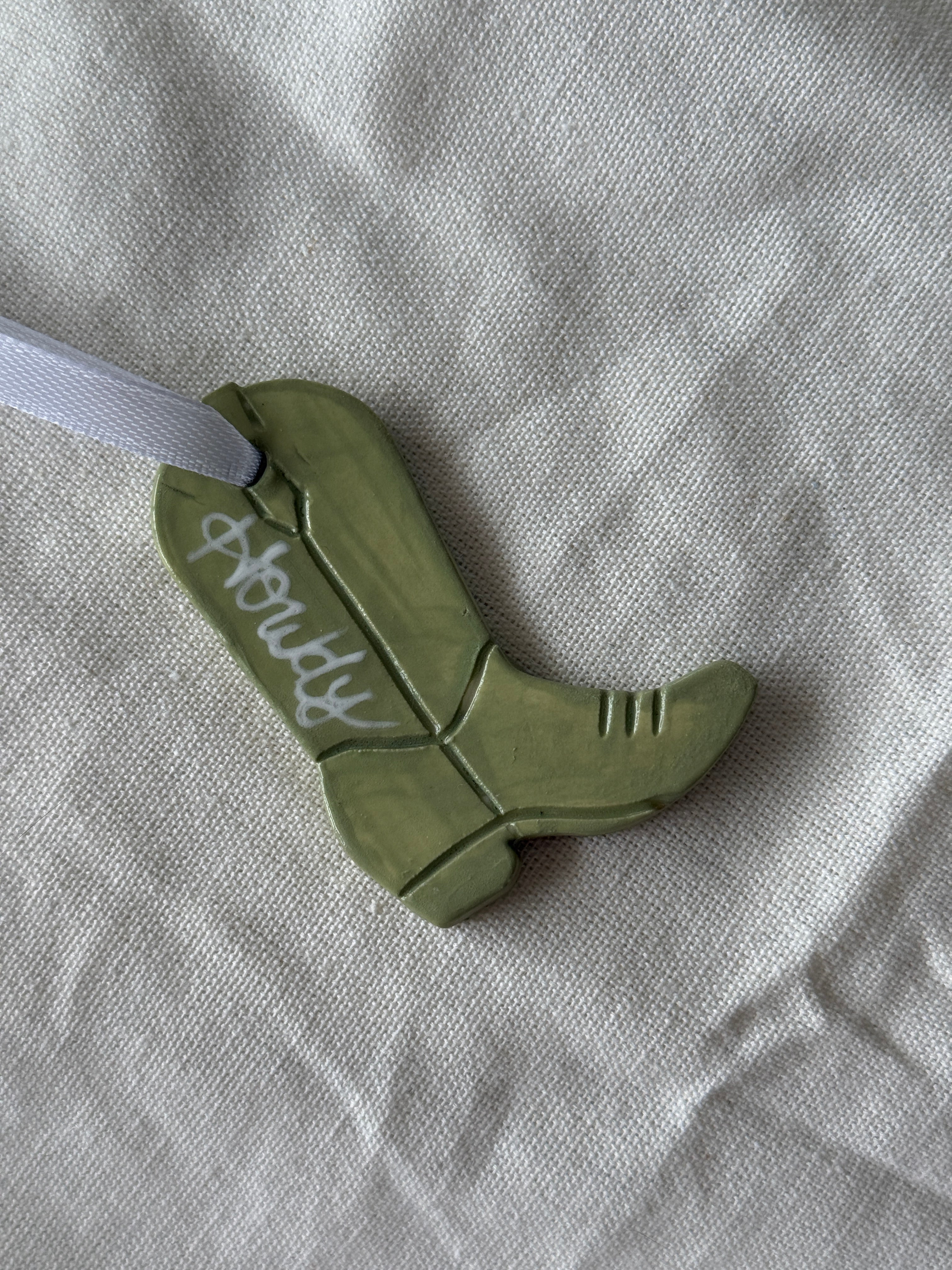 Cowboy Boot Ornament